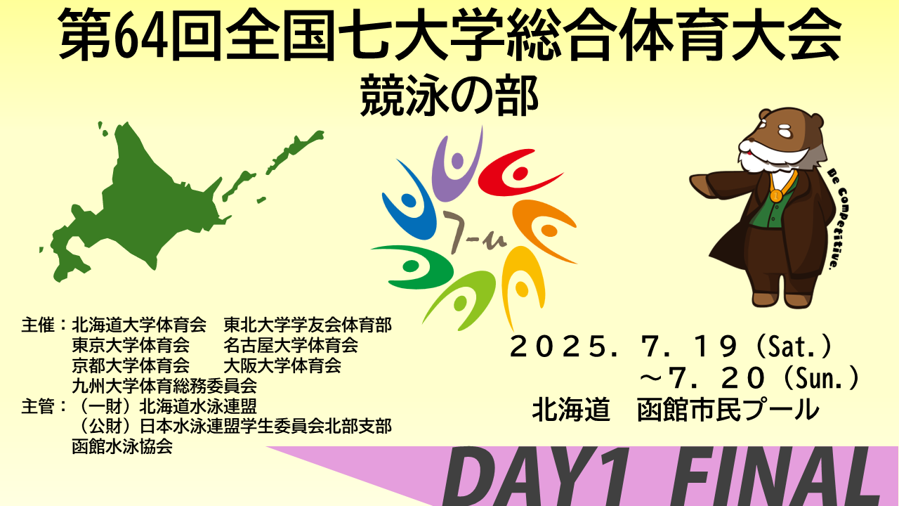 1日目決勝競技の配信